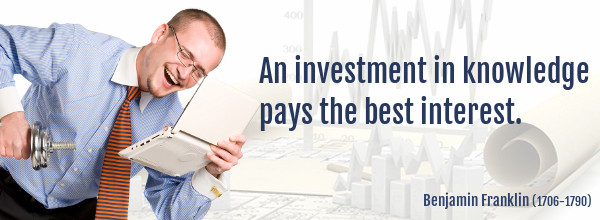 Investment Quote: An investment in knowledge pays the best interest - Benjamin Franklin